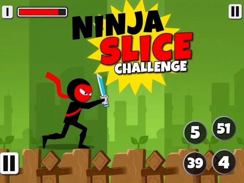 Ninja Slice Challenge Gameplay Screenshot